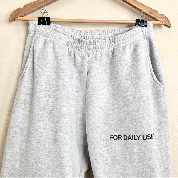 BRICKS & WOOD For Daily Use Sweatpants in Heather Grey - Picture 5 of 10